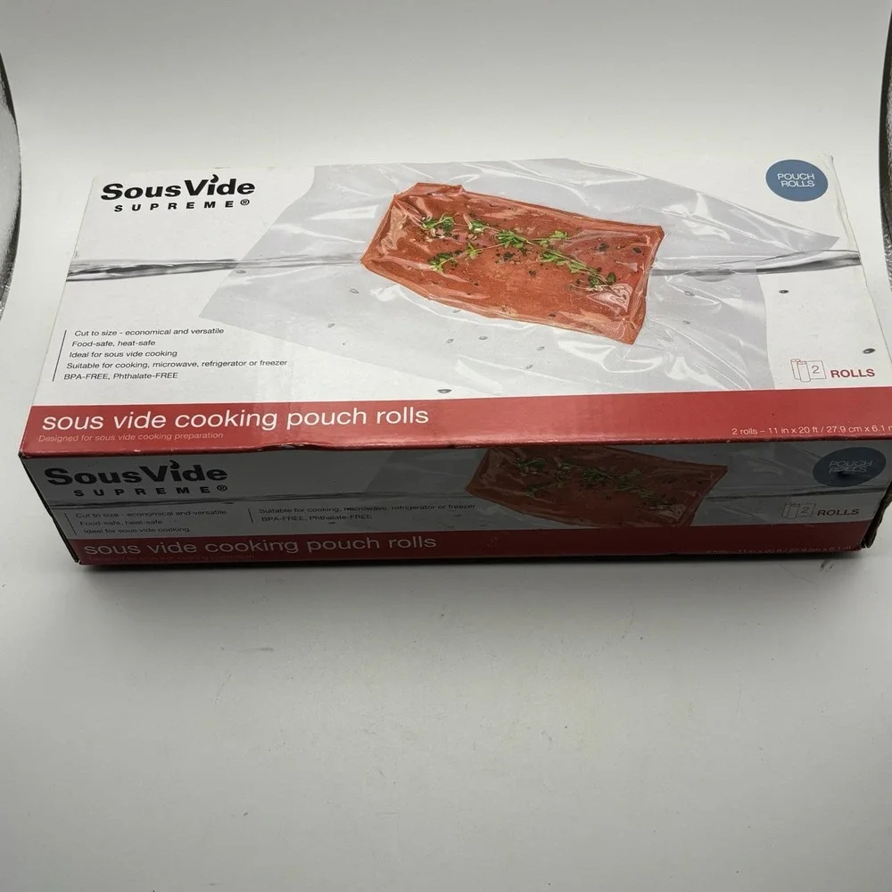 SousVide Supreme Vacuum Seal Rolls, 11 inches x 20 feet, 2 Rolls In Box